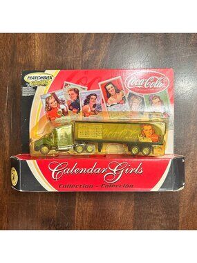 Matchbox Coca-Cola Calendar Girls Collectible Die-Cast Truck 1:87 Scale Sealed B